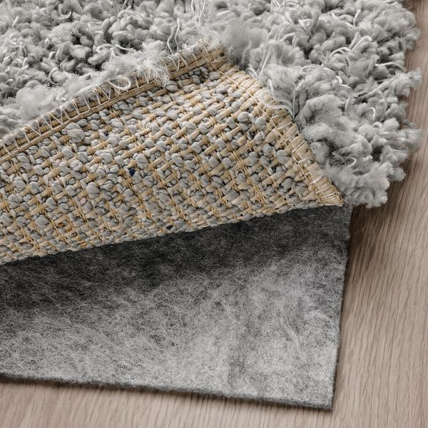 Ковер, длинный ворс, 80x150 см, светло-серый IKEA VOLLERSLEV ВОЛЛЕРСЛЕВ 805.444.65 - фото 3