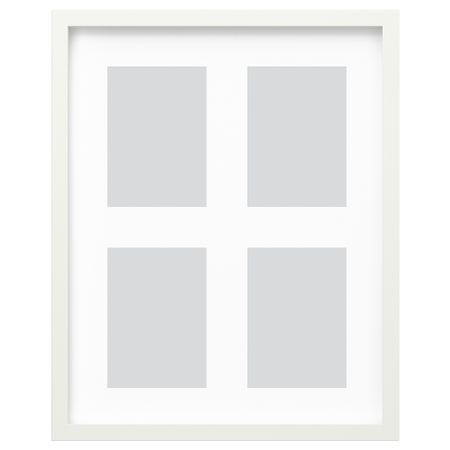 Рама для 4 картин, белый, 40x50 см IKEA RÖDALM 805.537.37