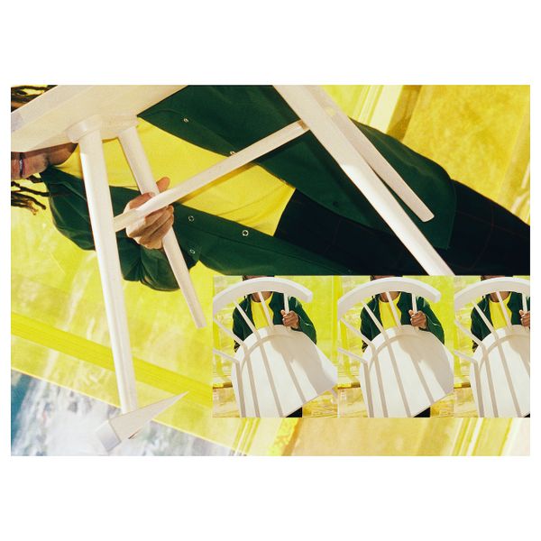 Стул, бук IKEA МАРКЕРАД 404.515.14 - схема-чертеж с размерами