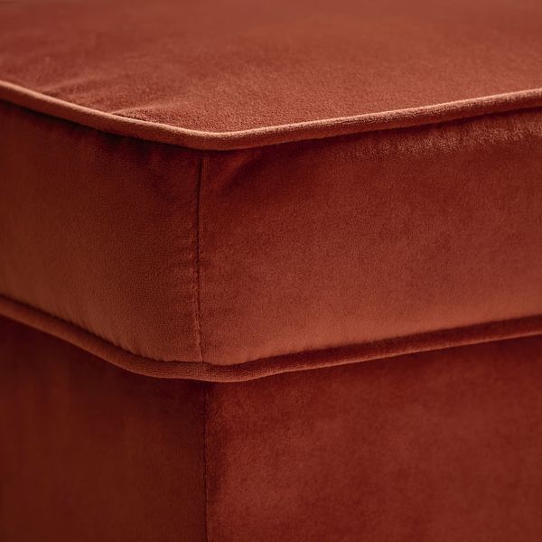 STRANDMON Кресло + табурет для ног - томмабуда коричнево-красный - фото 5