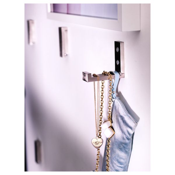 Складывающийся крючок, алюминий 8 см IKEA BJÄRNUM БЬЕРНУМ 603.794.52 - фото 3