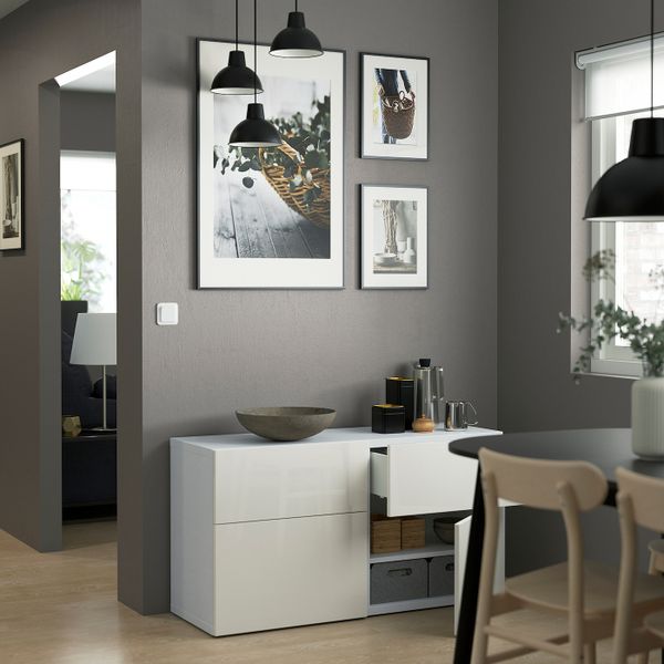 Дверь, фронтальная панель ящика, глянцевый белый 60x38 см IKEA SELSVIKEN СЕЛЬСВИКЕН 703.840.33 - фото 3