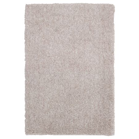 Ковер, длинный ворс, бежевый 60x90 см IKEA LINDKNUD ЛИНДКНУД 504.299.47