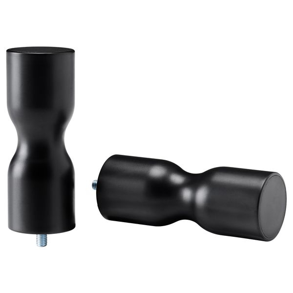 Наконечники, 2 шт. МОРГОНМОЛ, черный - схема-чертеж с размерами