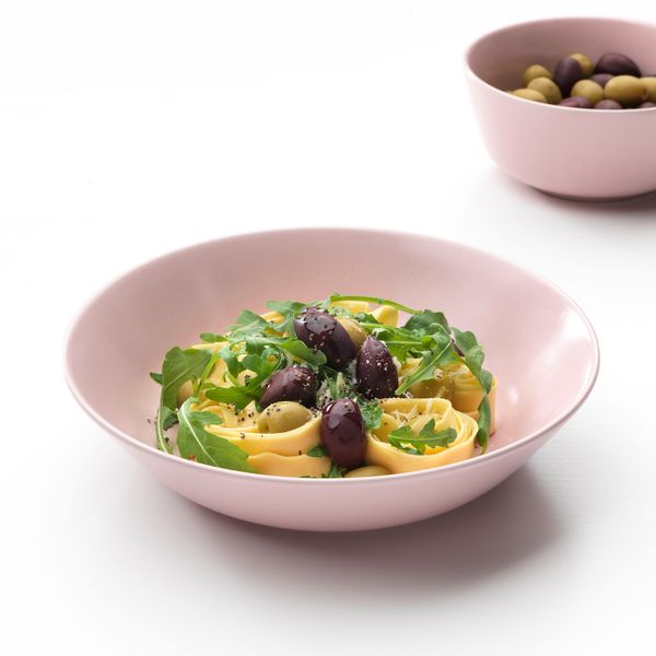 Тарелка глубокая, светло-розовый 22 см IKEA DINERA ДИНЕРА 304.114.77 - фото 2