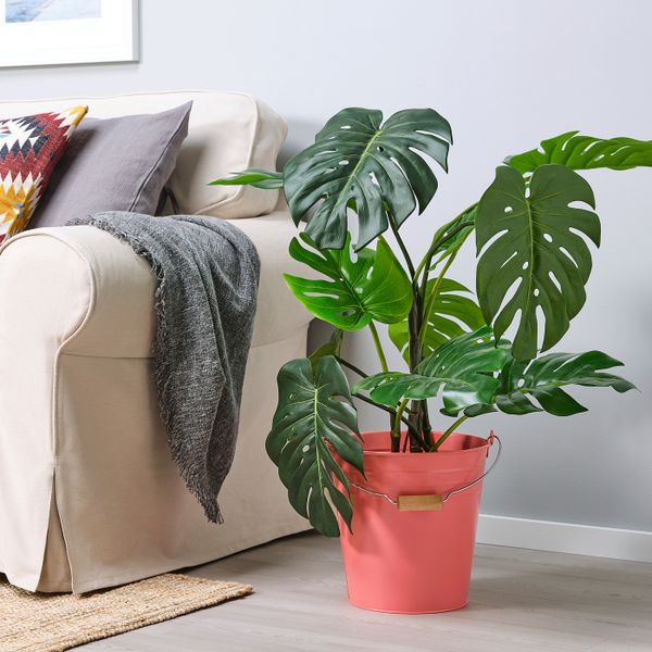 Ведро/горшок, для дома, улицы оранжево-розовый 10 л IKEA SOCKER СОККЕР 104.760.21 - фото 2