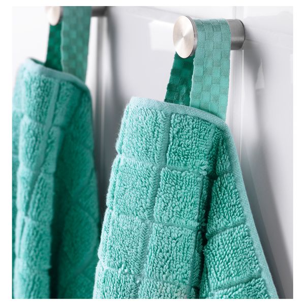 Банное полотенце ОФЬЕРДЕН, зелено-синий (70x140 см) - фото 2