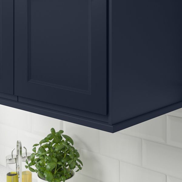 Карниз декоративный закругленный, матовая поверхность синий 221 см IKEA AXSTAD АКСТАД 204.912.00 - фото 3