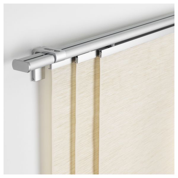 Гардинная шина, тройная КВАРТАЛ, цвет алюминия (140 см) - фото 5