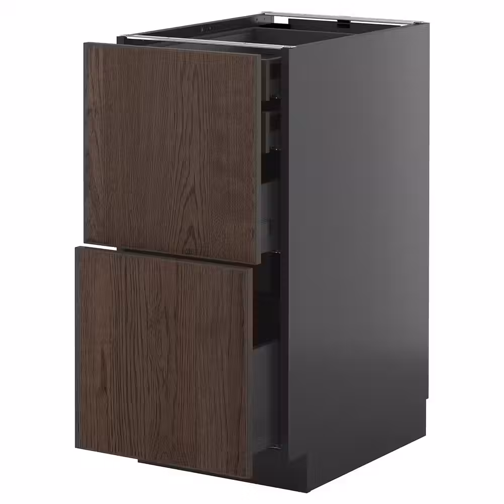 METOD / KNIVSHULT Напольн шк 2фасада/2низ/1срд/1вс ящ - фото 1