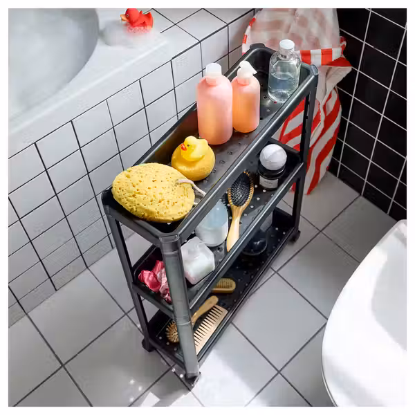 VESKEN Тележка - чёрный 54x18x71 см - фото 2