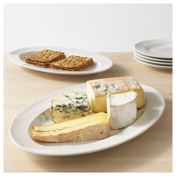 Блюдо ВАРДАГЕН, белый с оттенком (43x28 см) - фото 3