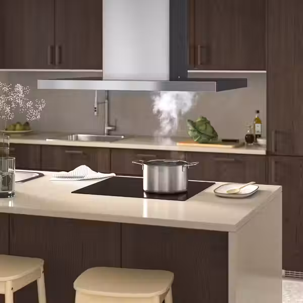 SVÄVANDE Вытяжка кухонная птлч креп (колпак) - нержавеющая сталь 90 см - фото 2