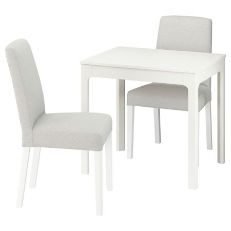 Стол и 2 стула IKEA BERGMUND БЕРГМУНД, EKEDALEN ЛЕН ЭКЕДАЛЕН 295.704.05