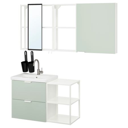 Мебель для ванной, 18 предмета IKEA TVÄLLEN ЛЕН ТВЭЛЛЕН, BEGIVENHET БЕГИВЕНХЕТ 894.992.70