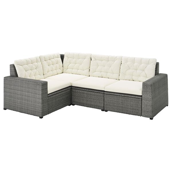 Модульный Угловой 3-местный диван, садовый IKEA SOLLERÖN СОЛЛЕРОН 993.036.30 - фото 2