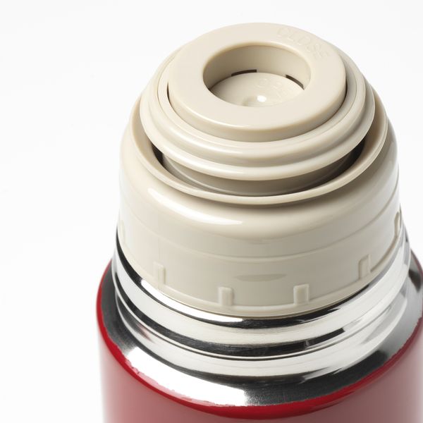 Стальной термос, красный, 0.5 л IKEA HÄLSA ХЭЛЬСА 404.508.21 - схема-чертеж с размерами