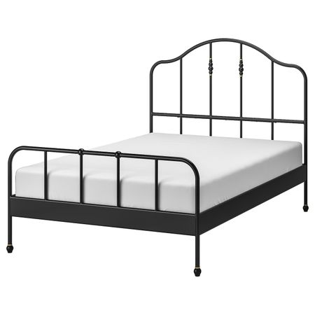 Каркас кровати, черный 140x200 см IKEA SAGSTUA САГСТУА 892.689.05