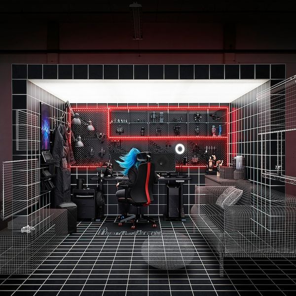 Держатель кружки, черный IKEA LÅNESPELARE ЛОНЕСПЕЛАРЕ 605.078.45 - схема-чертеж с размерами