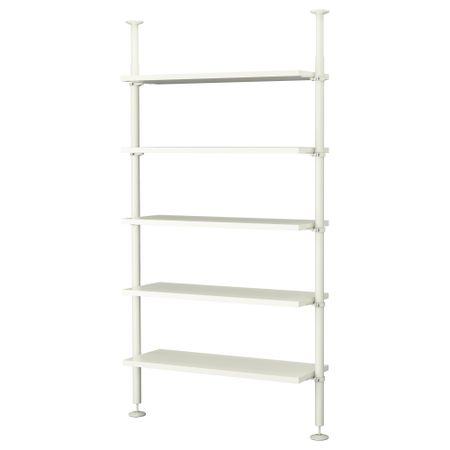 1 секция СТОЛЬМЕН, белый (127x38x210-330 см)