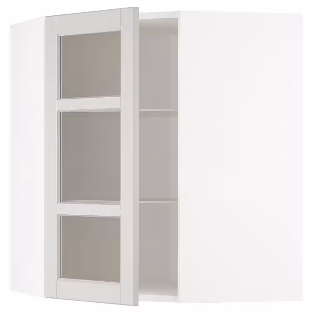 METOD Углов навесн шк с полками/сткл дв - фото 1