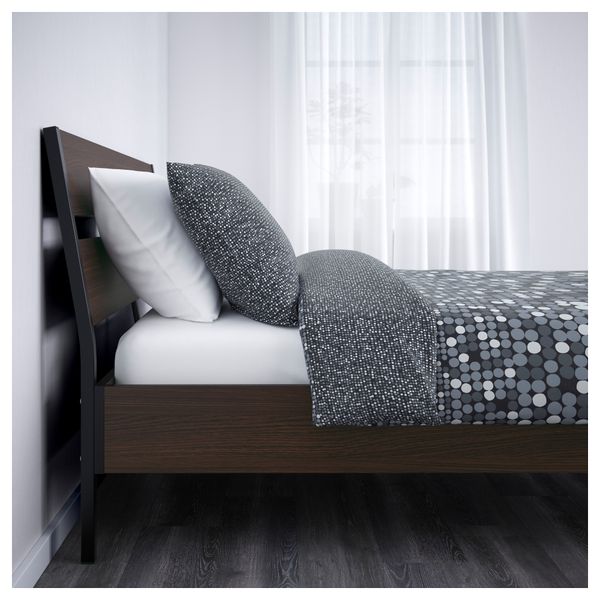 Каркас кровати ТРИСИЛ, темно-коричневый, Лурой - фото 2