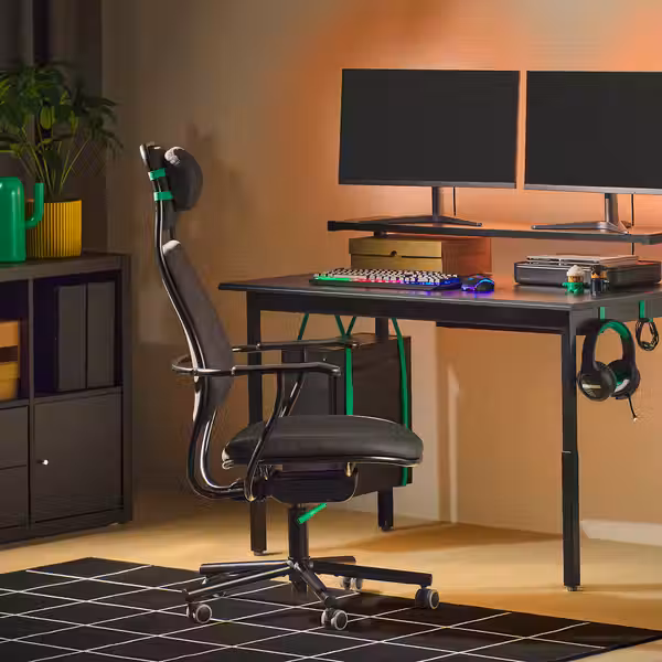 LÖPARBANA ЛЁПАРБАНА Стул для геймеров - Vissle темно-серый - фото 6