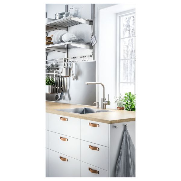 Дозатор для моющего средства, нержавеющая сталь 5 ДециЛитров IKEA KNIPEN КНИПЕН 603.782.40 - фото 3