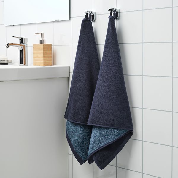 Полотенце, 50x100 см, темно-синий, меланж IKEA HIMLEÅN ХИМЛЕОН 804.429.14 - схема-чертеж с размерами