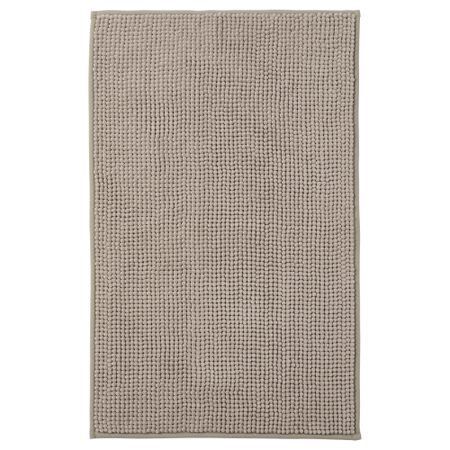 Коврик для ванной, темно-бежевый, 50x80 см IKEA TOFTBO ТОФТБУ 104.675.83