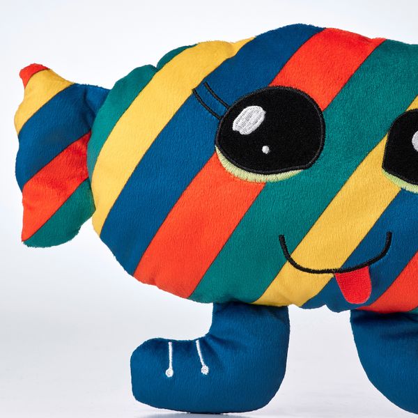 Мягкая игрушка, конфета IKEA SAGOSKATT САГОСКАТТ 504.916.37 - схема-чертеж с размерами