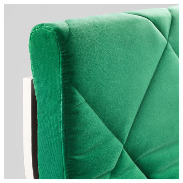 Кресло ПОЭНГ, белый, Сандбакка зеленый - фото 4