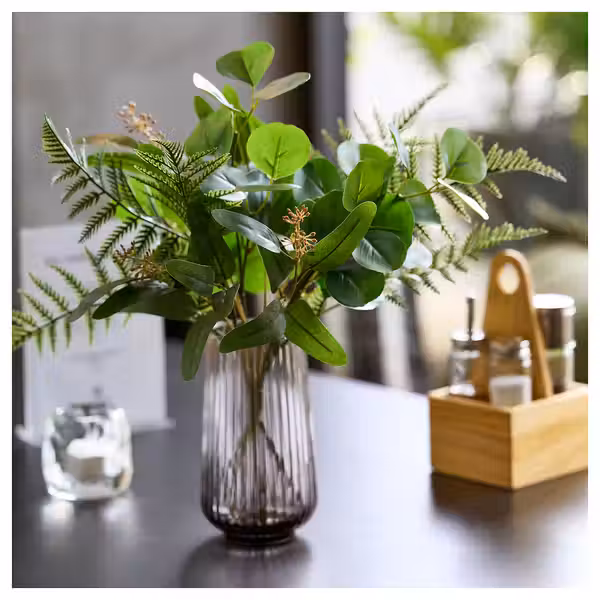 GRADVIS Ваза - серый 19 см - фото 2