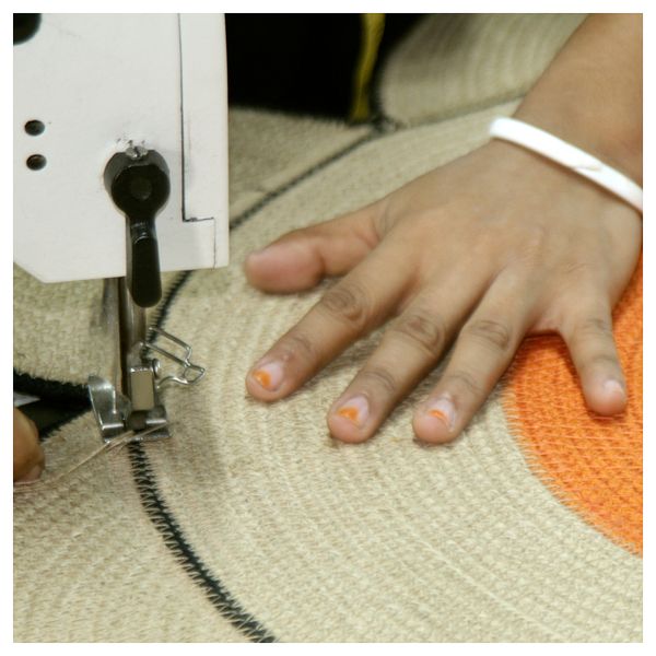 Ковер, в форме цветка неокрашенный IKEA MÄVINN 405.750.48 - фото 3