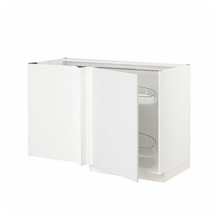 Угловой Напольный шкаф с выдвижной секцией IKEA METOD МЕТОД 494.565.45