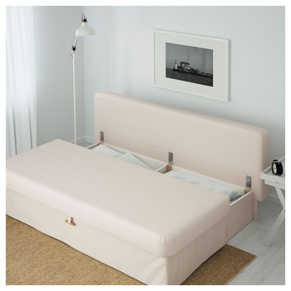 Диван-кровать 3-местный ХИММЭНЕ, Лофаллет бежевый - фото 4