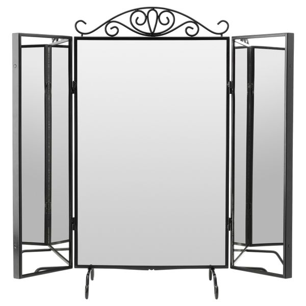 Зеркало настольное КАРМСУНД, черный (80x74 см) - фото 1