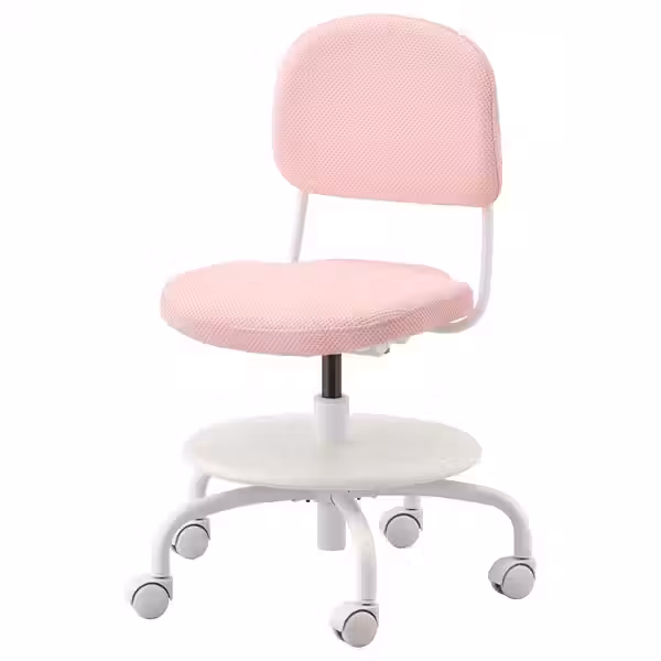 VIMUND Детский стул д/письменного стола - светло-розовый - фото 1