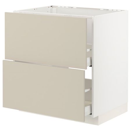 METOD / MAXIMERA Напольный шкаф п/мойку+2фасада/2 ящ