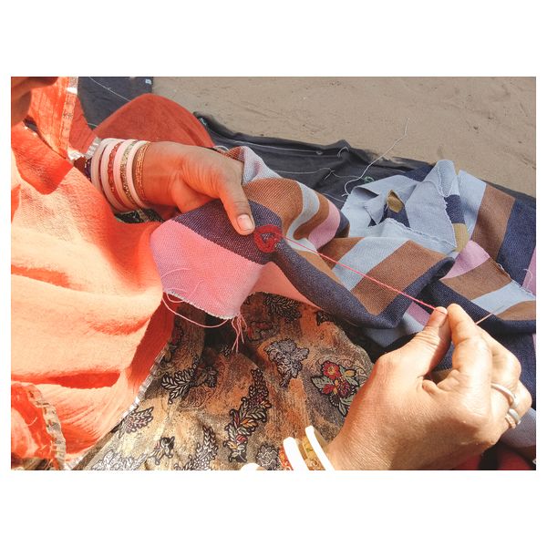 Чехол на подушку, 40x58 см, разноцветный IKEA MÄVINN 105.528.97 - схема-чертеж с размерами