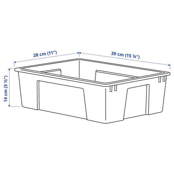 IKEA, дополнительный ракурс - схема-чертеж с размерами