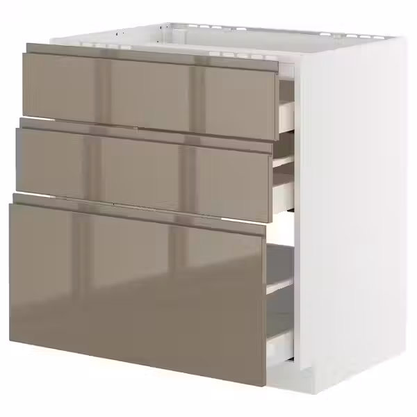 METOD / MAXIMERA Шкаф д/варочной панели/3фасада/3ящ - фото 1