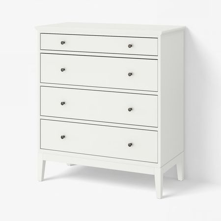 IDANÄS Комод с 4 ящиками - белый 104x118 см
