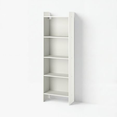 BAGGEBO Стеллаж - белый 50x25x160 см
