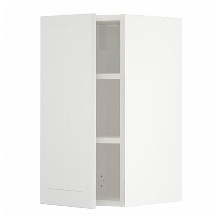 Навесной шкаф с полками, белый/Стенсунд белый 30x60 см IKEA METOD МЕТОД 494.097.85