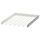 Выдвижная вешалка для брюк, белый, 50x58 см IKEA КОМПЛИМЕНТ 903.666.60