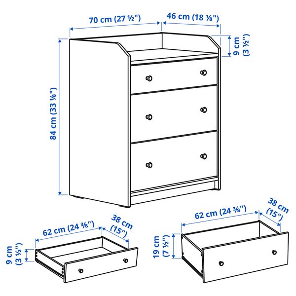 IKEA, дополнительный ракурс - схема-чертеж с размерами