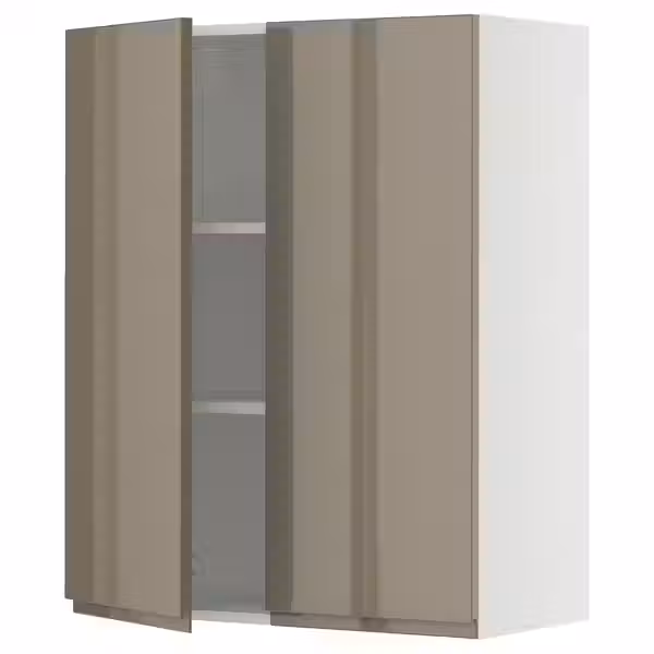 METOD Навесной шкаф с полками/2дверцы - фото 1