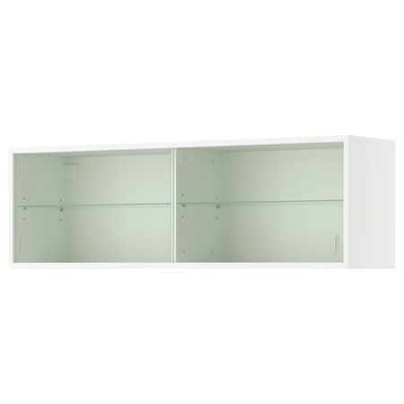 KNOXHULT Навесной шкаф с рздвжн дверц - белый 120x29x37.5 см