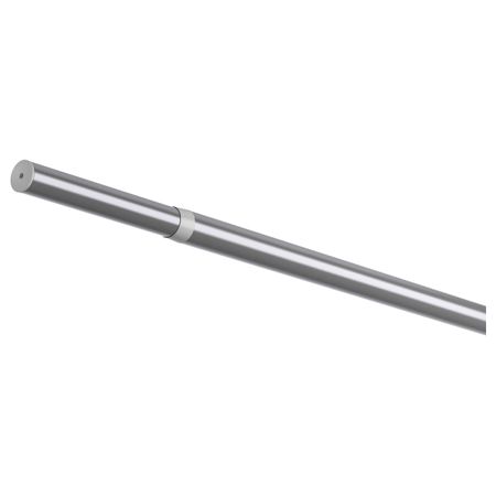 Карниз гардинный, серебристый 210-385 см IKEA HUGAD ХУГАД 204.034.49